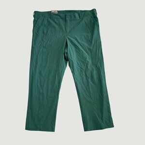 NEW Kirkland Signature Women's 16 Green Travel Pants Stretch Lightweight Pocket